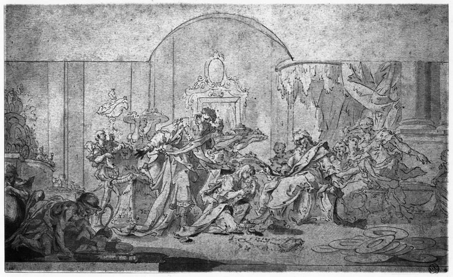 Cena in casa di Simone - Musée du Louvre, Département des Arts Graphiques, Parigi